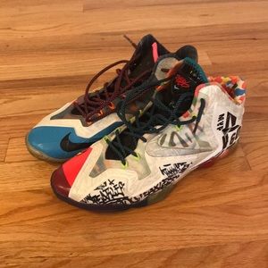Nike LeBron 11 “ what the” size 10